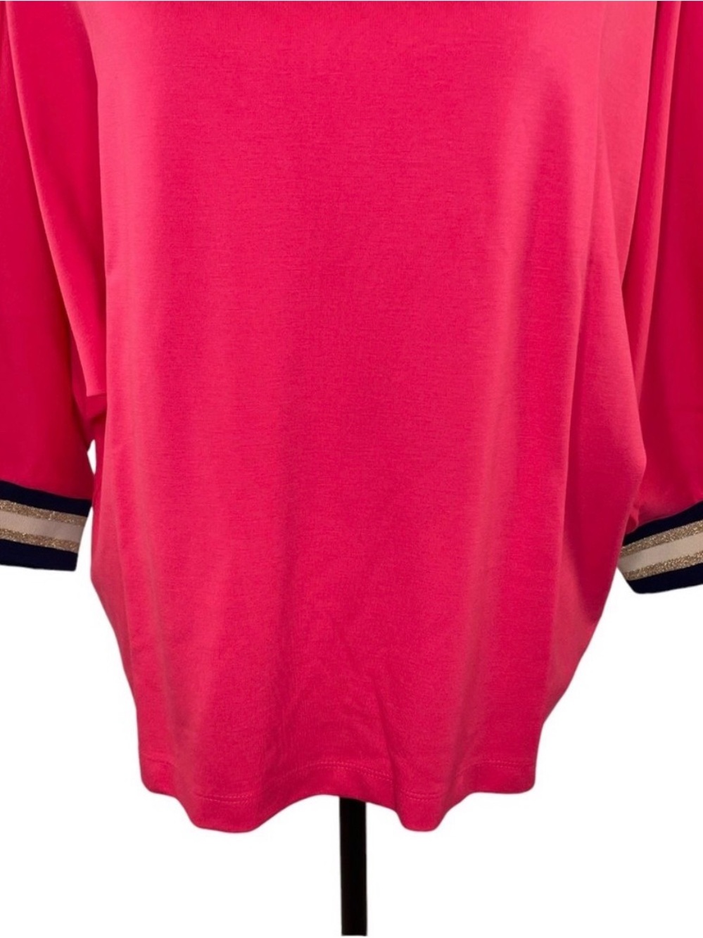 NWOT TRINA TURK AQUATA TOP IN PINK SAPPHIRE - Picture 4 of 9
